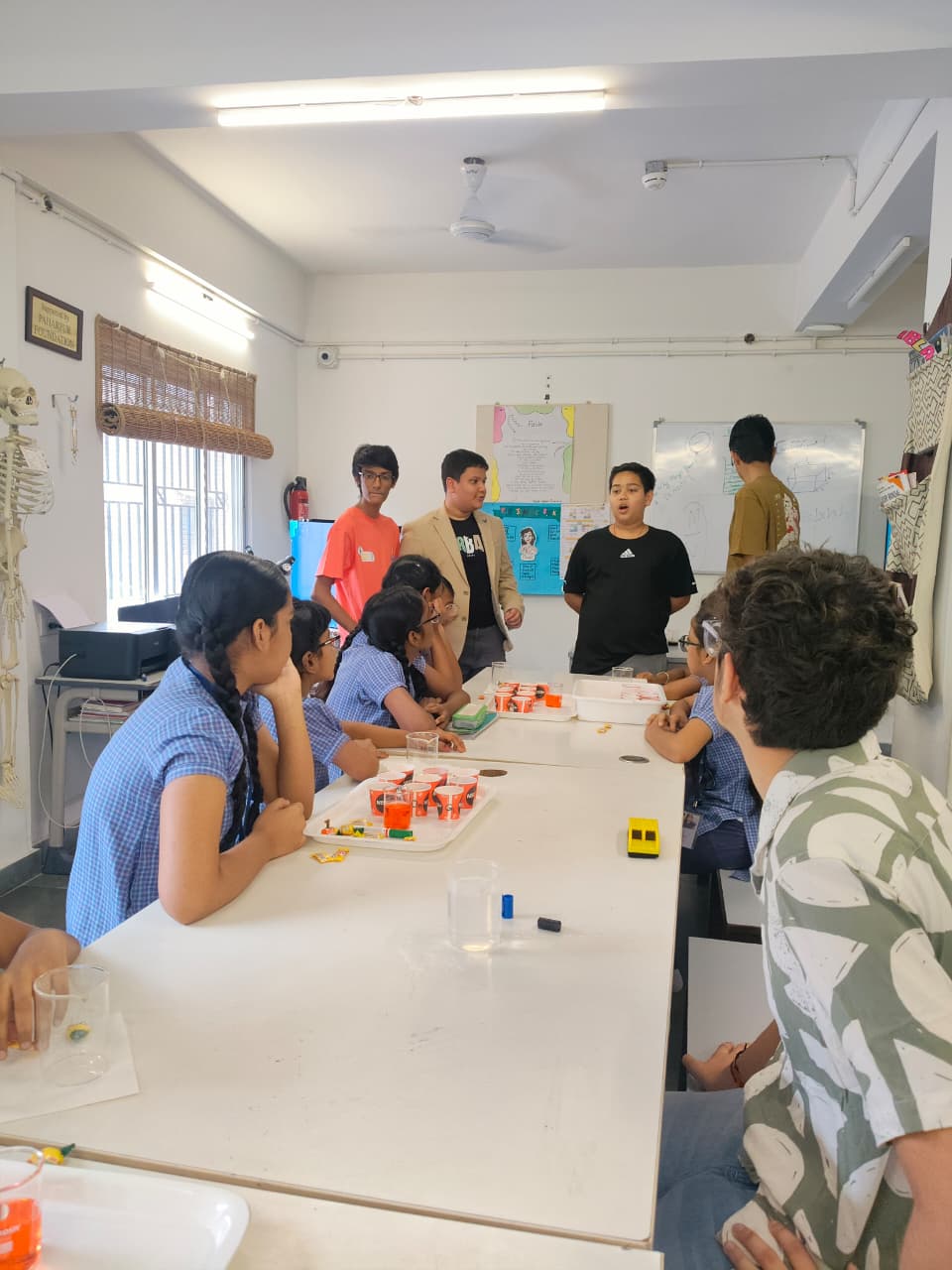 Classroom activity setup